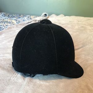 International Black Velvet Horseback Riding Helmet